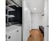Mud room with extra storage, bench, and easy access to back door at 329 Parkway Ave, Indianapolis, IN 46225