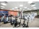 Well-equipped gym with treadmills, stationary bikes, and various weightlifting machines at 350 N Meridian St # 606/607, Indianapolis, IN 46204
