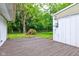 Backyard featuring a wood deck at 3513 Ireland Dr, Indianapolis, IN 46235