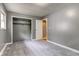 Bedroom featuring neutral-toned walls, carpeting, and open closet at 3513 Ireland Dr, Indianapolis, IN 46235