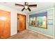 Traditional bedroom showcasing ample natural light, an organized closet, and soothing colors at 3515 Lindenwald Dr, Indianapolis, IN 46217