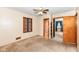 A bedroom featuring natural light, a closet and a view of the bathroom at 3515 Lindenwald Dr, Indianapolis, IN 46217