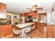 Well-equipped kitchen with a breakfast bar and updated appliances at 3515 Lindenwald Dr, Indianapolis, IN 46217