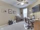 Functional home office setup with desk, chair, and storage, great for remote work at 3962 Kristi Way, Greenwood, IN 46142