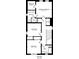 Second floor floor plan featuring three bedrooms and two bathrooms at 430 N Keystone Ave, Indianapolis, IN 46201