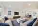 Bright living room featuring modern furniture and open floor plan at 430 N Keystone Ave, Indianapolis, IN 46201