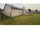 Lawn with wooden fence featuring outdoor space with green grass for entertaining and gatherings at 5954 Honeywell Dr, Indianapolis, IN 46236