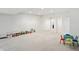 Spacious finished basement with new carpet and room for recreation at 6570 Freemont Ln, Carmel, IN 46033