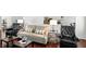 Comfortable living room with a sofa, armchairs, and stylish décor at 6570 Freemont Ln, Carmel, IN 46033
