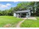 A detached garage offers lots of storage space at 750 N 500 W, Lebanon, IN 46052