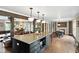 Spacious kitchen with island seating, opens to the living and dining areas at 750 N 500 W, Lebanon, IN 46052