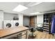 A well-equipped laundry room with modern washer and dryer units and ample storage space at 750 N 500 W, Lebanon, IN 46052