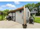 A backyard pool house is perfect for entertaining friends and Gathering at 750 N 500 W, Lebanon, IN 46052
