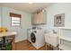 Bright laundry room with modern appliances, ample counter space, and a sink for added convenience at 767 Harvest Ridge Dr, Avon, IN 46123