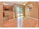 Dining room next to the kitchen, with views and access to the backyard deck at 7846 Park North Cir, Indianapolis, IN 46260