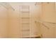 Walk-in closet with multiple levels of wire shelving at 7846 Park North Cir, Indianapolis, IN 46260