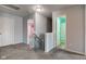 Upstairs hallway with a view of the bathroom and bedroom at 9593 W Constellation Dr, Pendleton, IN 46064