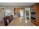 Bright and modern kitchen features stainless steel appliances, granite countertops, and wood cabinets at 13884 Wendessa Dr, Fishers, IN 46038