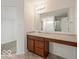 Bathroom sink and vanity featuring generous countertop space at 1456 Willow Tree Ln, Sheridan, IN 46069