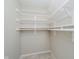 Spacious walk-in closet with ample shelving for optimal storage solutions at 1540 Roanoke Dr, Zionsville, IN 46077