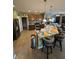 Open concept kitchen with granite countertops and stainless steel appliances at 1688 Magnolia Dr, Greenwood, IN 46143