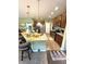 Modern kitchen with granite countertops, stainless steel appliances, and a breakfast bar at 1688 Magnolia Dr, Greenwood, IN 46143