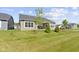 Backyard with mature landscaping provides privacy and a lush green space at 19195 River Jordan Dr, Westfield, IN 46074