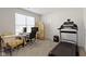 Multi-purpose room with natural light, a desk, and exercise equipment at 19195 River Jordan Dr, Westfield, IN 46074