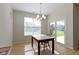 Bright dining area with a sliding glass door and great view of the outdoor scenery at 19195 River Jordan Dr, Westfield, IN 46074