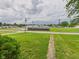 A serene view of a neighborhood with green space, captured from an elevated perspective of the property at 203 Plum E St, Frankton, IN 46044