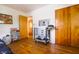 Cozy bedroom with hardwood floors and neutral walls at 207 E Waterbury Rd, Indianapolis, IN 46227