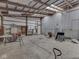 Outbuilding interior featuring storage and an open ceiling at 2868 S 525 W, Trafalgar, IN 46181