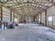 Large outbuilding interior featuring metal walls and an open ceiling at 2868 S 525 W, Trafalgar, IN 46181