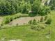 Scenic view of a serene pond surrounded by vibrant greenery and lush vegetation at 2868 S 525 W, Trafalgar, IN 46181