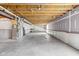 Unfinished basement with exposed ceiling, concrete floor, and a blank canvas for customization at 3969 Canning St, Danville, IN 46122