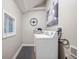 Convenient laundry room with modern appliances and ample natural light at 413 E Caven St, Indianapolis, IN 46225