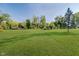 Expansive backyard featuring lush green grass and mature trees, creating a private and serene setting at 450 W 250 N, Lebanon, IN 46052