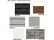 Exterior selections showcasing roof, siding, trim, and brick options at 4955 Elaine Ct, Noblesville, IN 46062