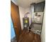 The utility room houses a water heater and HVAC unit at 6611 Wandering Way, Indianapolis, IN 46241