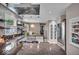 Spacious kitchen featuring dark granite countertops, stainless steel appliances, and ample cabinet space at 7502 Colony Cir, Indianapolis, IN 46260