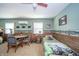 Cozy bedroom with rustic decor and a relaxing ambiance for a good nights sleep at 8842 S Pleasure Valley Rd, Waldron, IN 46182