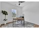 Bright bedroom with large window and a desk; creates a functional and inviting workspace at 9724 Brooks Dr, Fishers, IN 46055