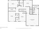 Upstairs floor plan featuring bedrooms, bathrooms, laundry room, and primary bedroom with walk-in closets at 9724 Brooks Dr, Fishers, IN 46055