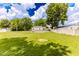 Large backyard with a house, a well-maintained lawn, offering plenty of space at 1511 E 20Th St, Muncie, IN 47302