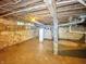 Basement area featuring unfinished walls and ceiling; ready for upgrades at 1550 Hoefgen St, Indianapolis, IN 46203