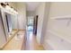 This bathroom features a vanity with a sink and a mirror at 2259 Colfax Ln # 2259, Indianapolis, IN 46260