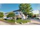 Well-manicured landscaping and mature trees in a residential neighborhood at 2259 Colfax Ln # 2259, Indianapolis, IN 46260