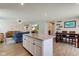 Open concept eat-in kitchen area connected to the living room at 2500 Sand Hollow Dr, Lebanon, IN 46052