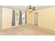 Inviting bedroom with ceiling fan and windows offering plenty of natural light and outside views at 3067 Stilton Dr, Cicero, IN 46034