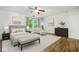 Comfortable main bedroom featuring soft decor and ample natural lighting at 4223 Kestrel Ct, Indianapolis, IN 46254